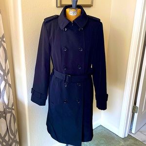 Calvin Klein Black Trench Coat.